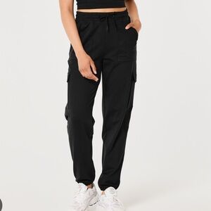 Gilly Hicks Black Cargo Joggers